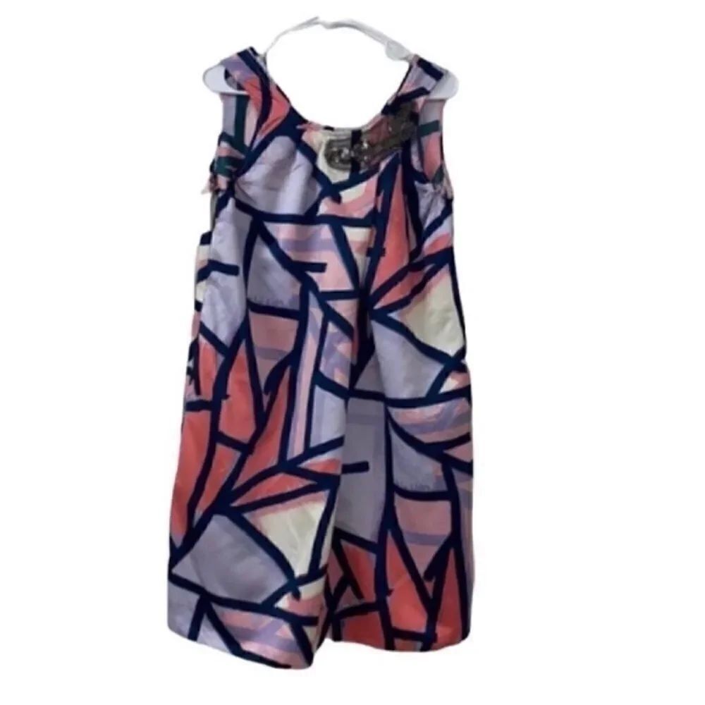 Simply Vera Vera Wang Printed Dress (Size Small)